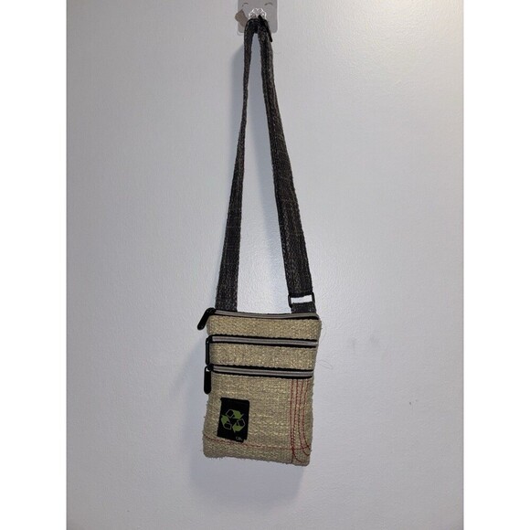 Dime Life Bags Smell Proof Hemp 4 Compartments Shoulder Bag - Picture 3 of 4